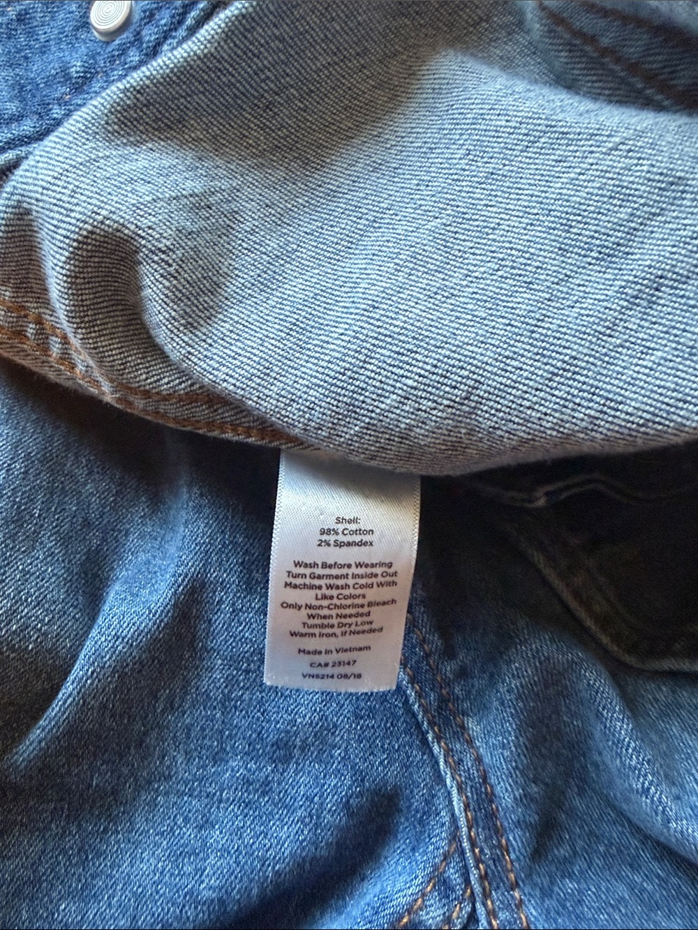 Talbots Classic Blue Denim Jacket - Picture 7 of 7